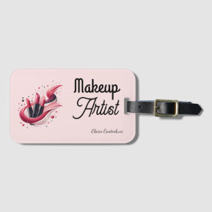 Lippenstift-Swoosh-Palette Makeup-Artist Gepäckanhänger