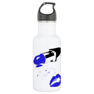 Lippenstiftkuß Edelstahlflasche