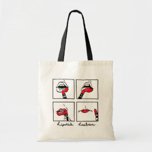 Lippenstiftlesben-Tasche Tragetasche