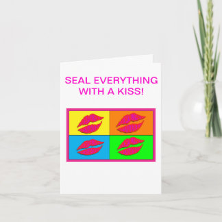 Lippenstücke Mitteilungskarten