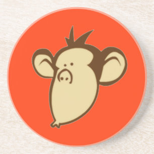 Lippy Monkey-Untersetzer Untersetzer