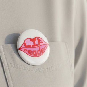 Lipreader Abzeichen Schwerhörigkeit Gehörlosigkeit Button