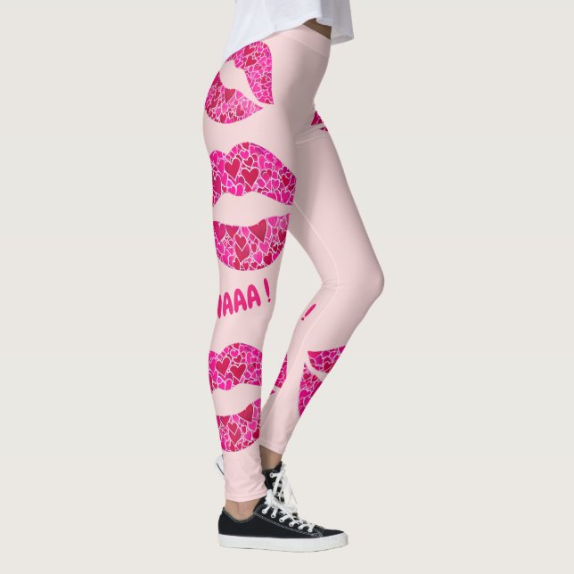 Lips 01 MWAAA lieben! Leggings (Rechts)