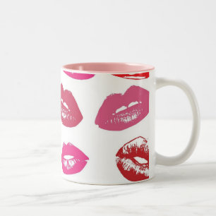 lips-220184 SCHÖNHEIT FASHION KISSES LIPS Hochgla Zweifarbige Tasse