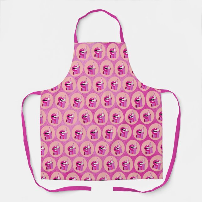 Lips Apron Schürze (Vorderseite)