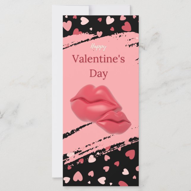 Lips Happy Valentine's Day Liebe You Sweetheart (Vorderseite)