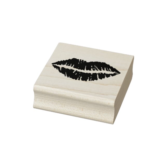 Lips Lipstick Kiss Valentine Liebe Makeup Beauty Gummistempel (Stempel)