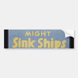 Lips Lose Might Sink Ships Autoaufkleber