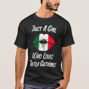 Lips Mouth Liebe Mexikanische Flagge Tuxtla Gutier T-Shirt