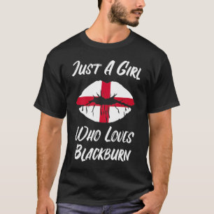 Lips Mouth Liebe Saint George's Cross Flag Blackbu T-Shirt