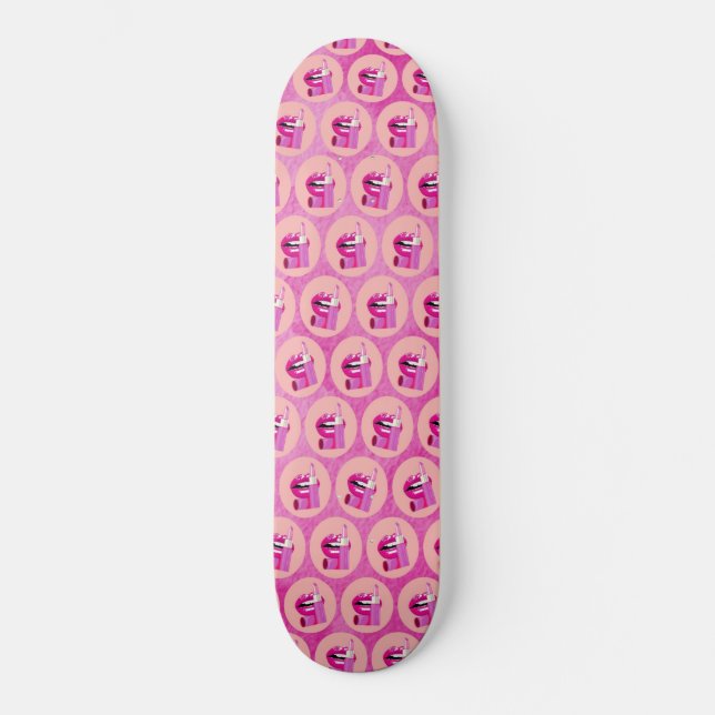 Lips Skateboard (Vorderseite)