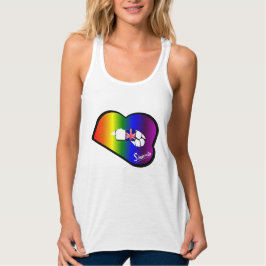 Lips UK Vest (Rainbow Lips) Tank Top