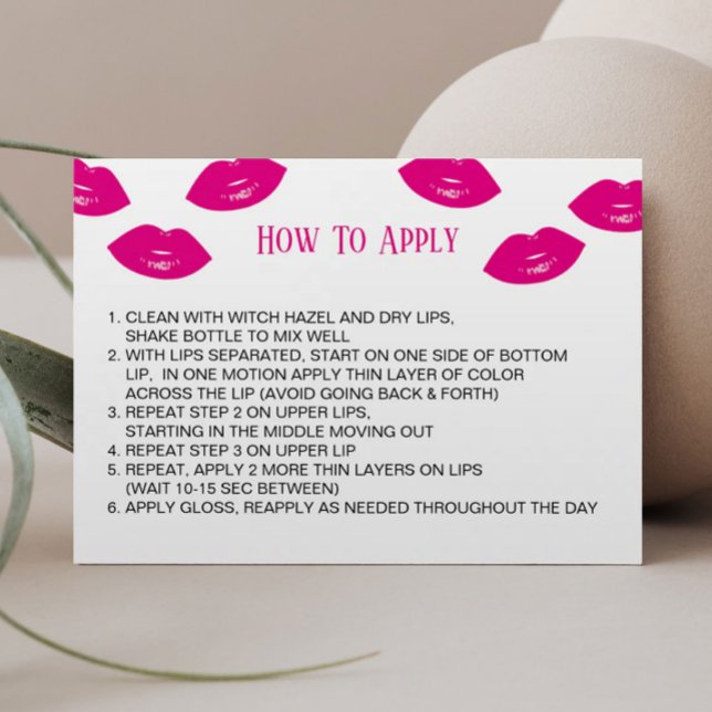 Lipsense Distributor Hot Rose Lips Comment appliqu (Créateur téléchargé)