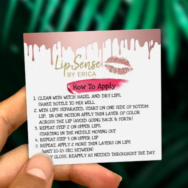 Lipsense Rose Gold Dripping Comment appliquer (Créateur téléchargé)
