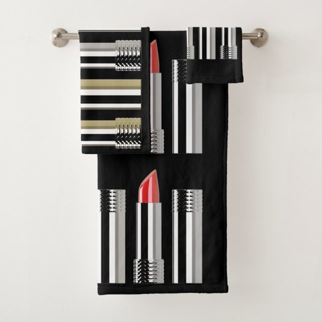 Lipstick Badhandtuch Set (Insitu)