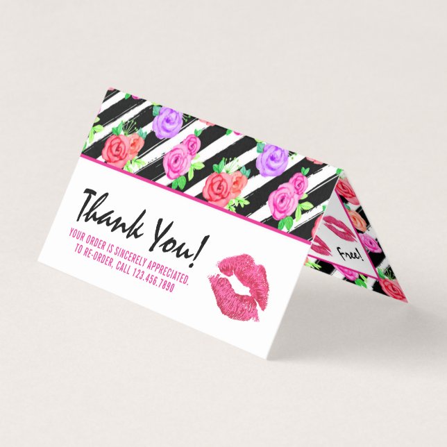 Lipstick Distributeur Loyalty Stamp Kiss Merci (Front)