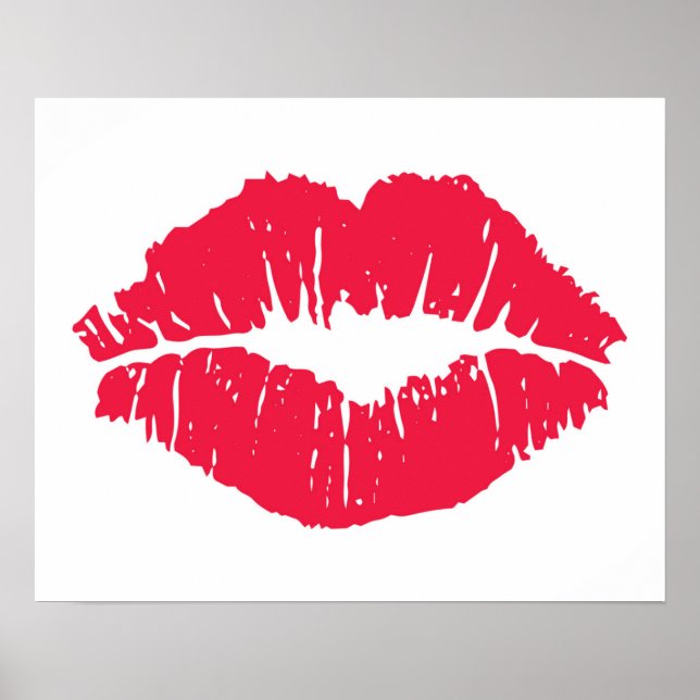 Lipstick Kiss Poster (Vorne)