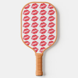 Lipstick-Küsse Pickleball Schläger