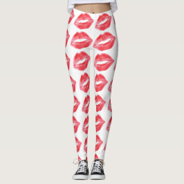 Lipstick küsst Leggings Jogahose