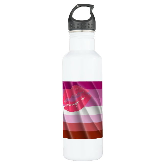 LIPSTICK LESBIAN PRID TRINKFLASCHE (Vorderseite)