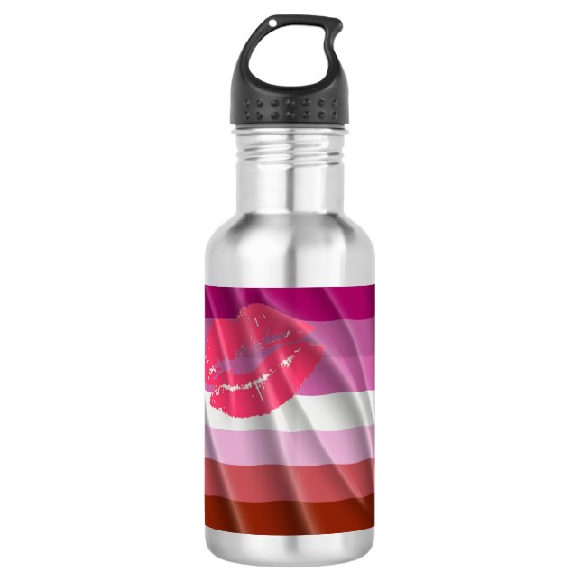 LIPSTICK LESBIAN PRID TRINKFLASCHE (Vorderseite)