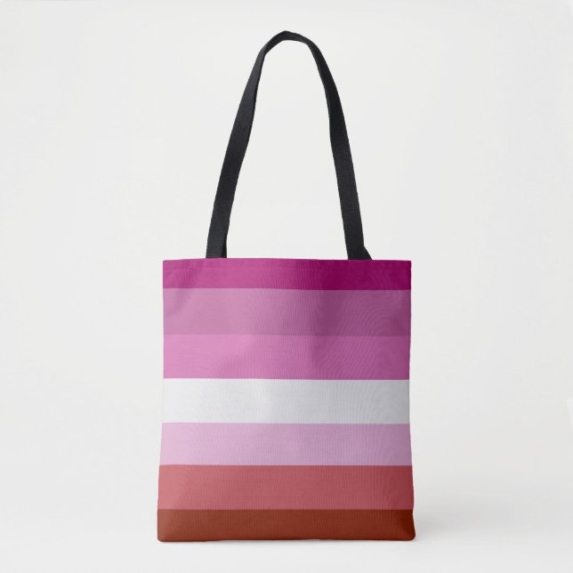 Lipstick Lesbische Farben - Tasche (Vorderseite)
