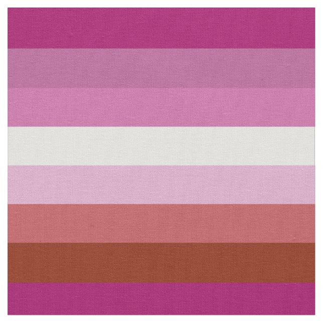 Lipstick Lesbische Flagge Stoff (Nahaufnahme)