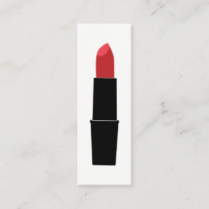Lipstick Mini Visitenkarte