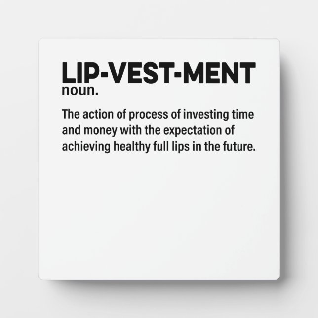 Lipvestream Lip Filler Quote Nurse Injec Fotoplatte (Vorderseite)