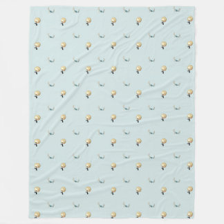 Liquid Blue Reverie — Contemporary Art Collection Fleecedecke