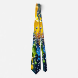 Liquid Color Explosion Necktie Krawatte