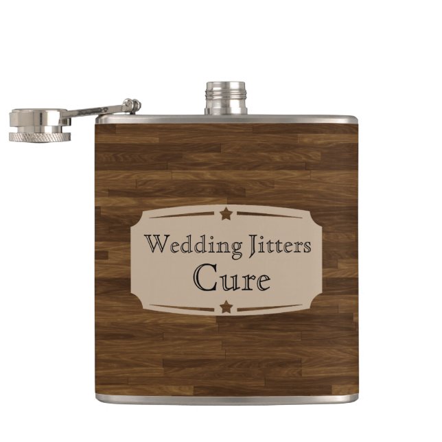 Liquid Courage Wedding Jitters Cure Flachmann (Geöffnet)