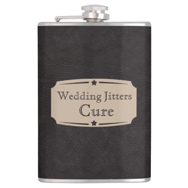 Liquid Courage Wedding Jitters Cure Flachmann (Vorderseite)