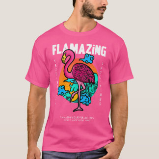 Liquid Drum and Bass Flamingo Dnb Music Dj Liquid T-Shirt