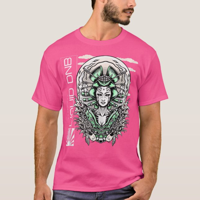 Liquid Drum and Bass Jungle Edm Dnb Rave T-Shirt (Vorderseite)