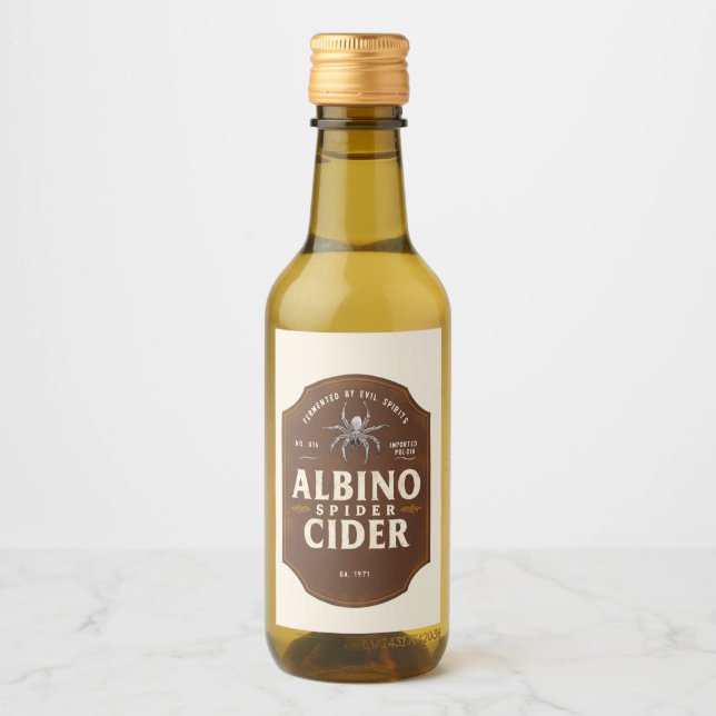 Liquid Funny Sticker Nom de partie bouteille Gin U (Devant)