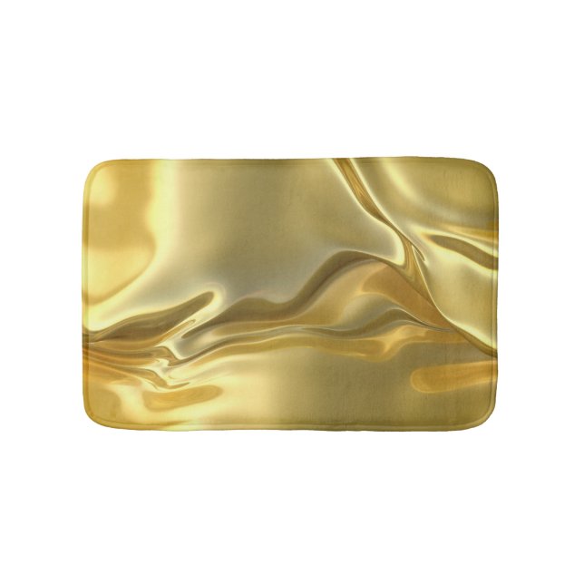 Liquid Gold Digital Print Badematte (Vorderseite)