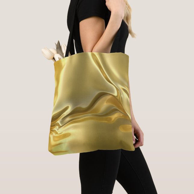 Liquid Gold Digital Print Tasche (Von Nahem)
