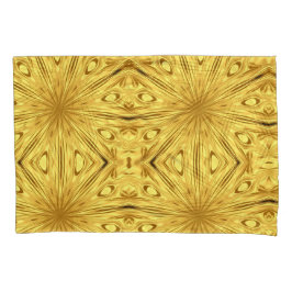 Liquid Gold: Gilded Zenith | Opulent Swirl Accent Kissenbezug