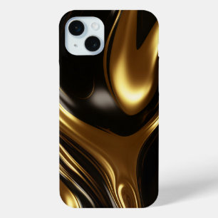 Liquid Gold glänzend metallisch wirbeln Case-Mate iPhone Hülle