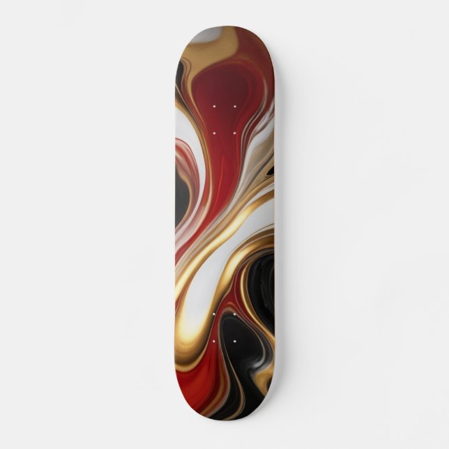 Liquid Gold Skateboard (Vorderseite)