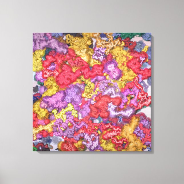 Liquid Kinetic Painting  Leinwanddruck (Vorderseite)