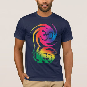 Liquid Rainbow Om Symbol Shirt