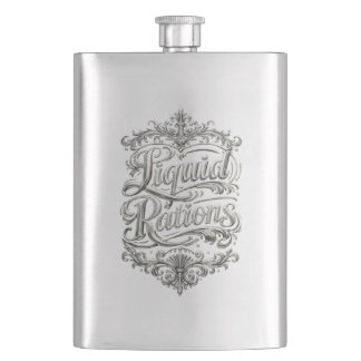 Liquid Rations 8 oz Edelstahl-Flasche Flachmann