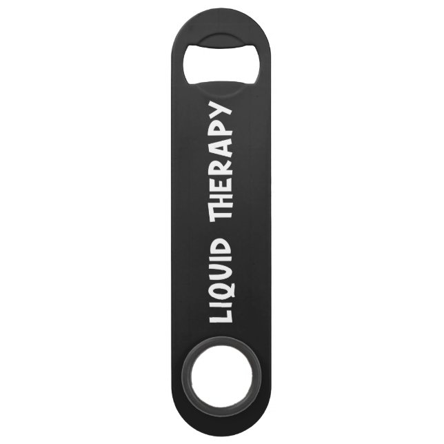 Liquid Therapy Beer Steel Bottle Opener (Devant)