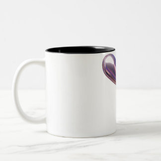 "Liquid V Reflection"-Design-Tasse Zweifarbige Tasse