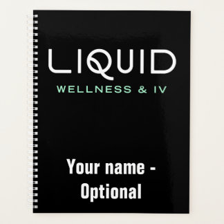 Liquid Wellness & IV Planner - Black Planer