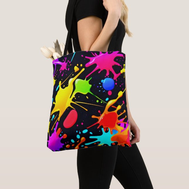 Liquide Kunst: Dynamisch & lebendig Tasche (Von Nahem)