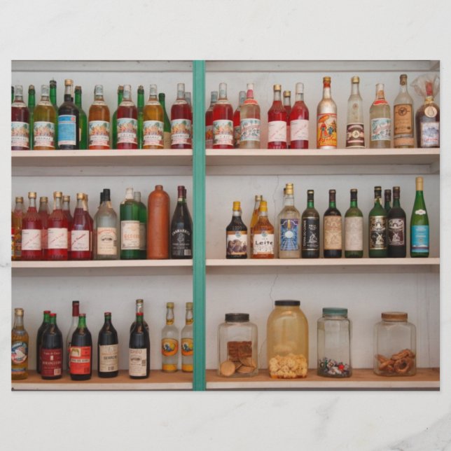 Liquor Flaschen Flyer (Vorne)