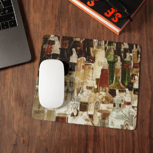 Liquor Flaschen Mousepad